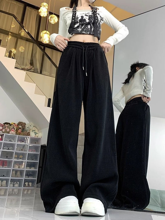 Casual All-matching Mop Pants Trousers