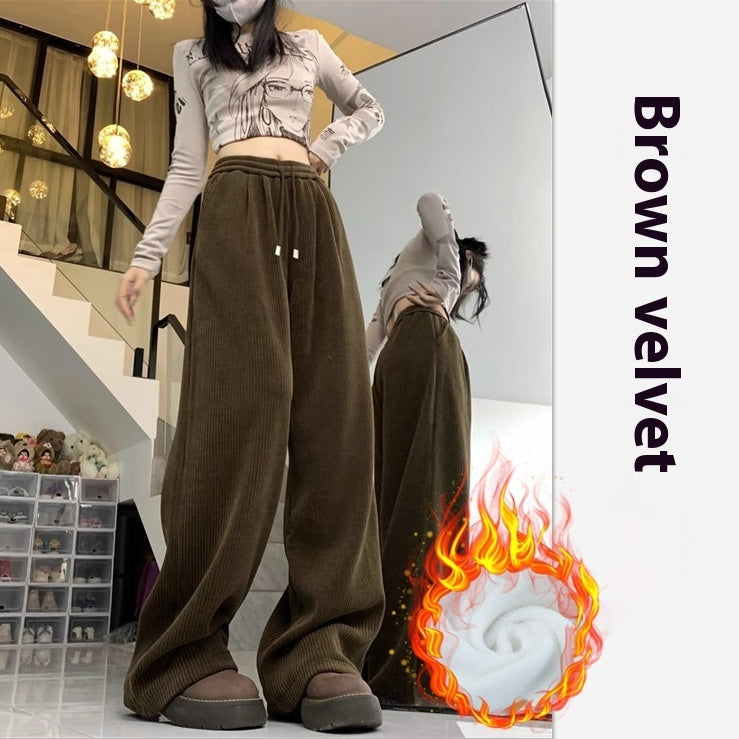 Casual All-matching Mop Pants Trousers