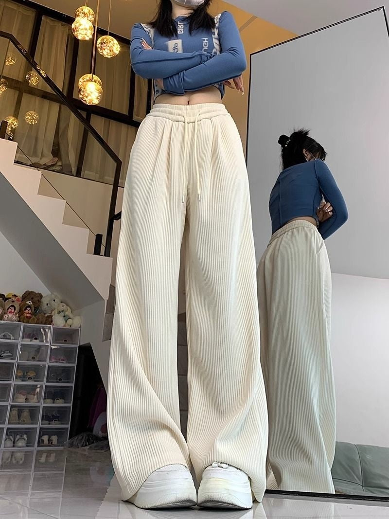 Casual All-matching Mop Pants Trousers