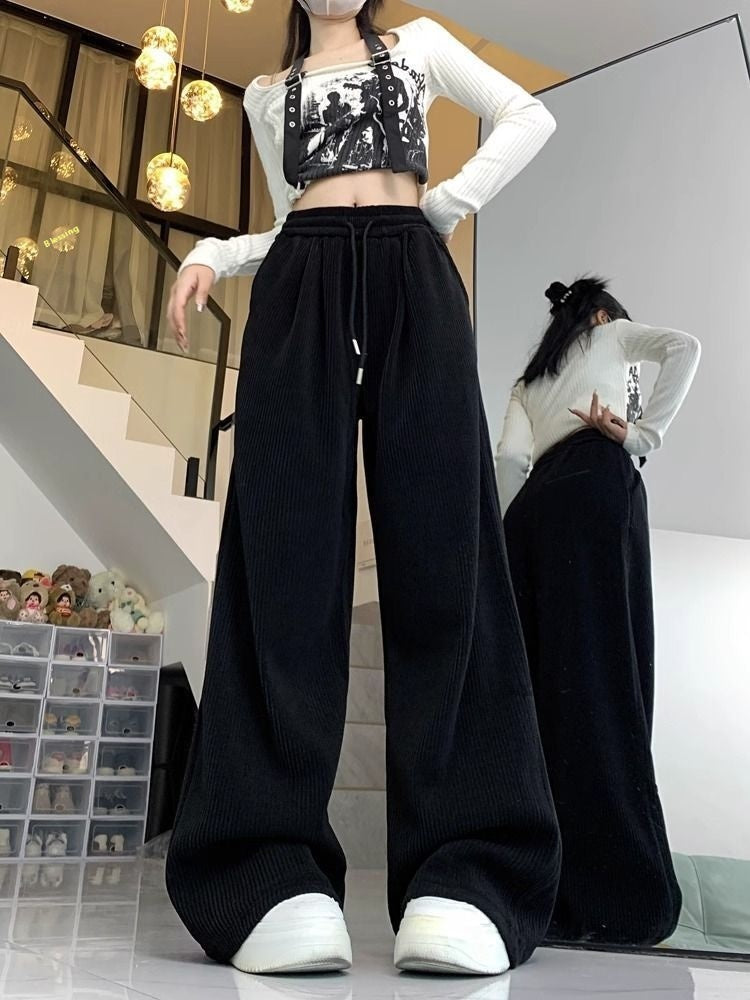 Casual All-matching Mop Pants Trousers